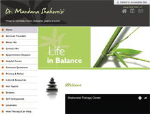 Tablet Screenshot of mshahoveisitherapy.com